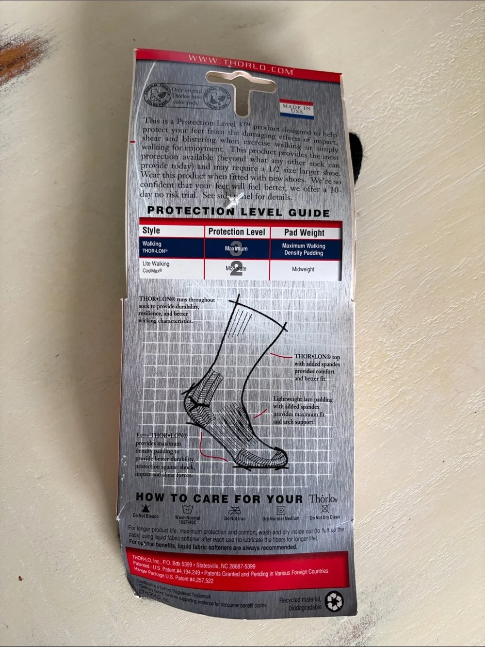 Thorlos Black Walking Crew Socks UNISEX NEW size medium various sizes